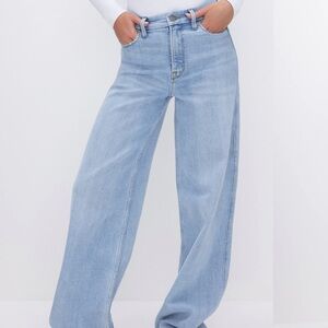NEW Good American Light Blue Flare Jeans
